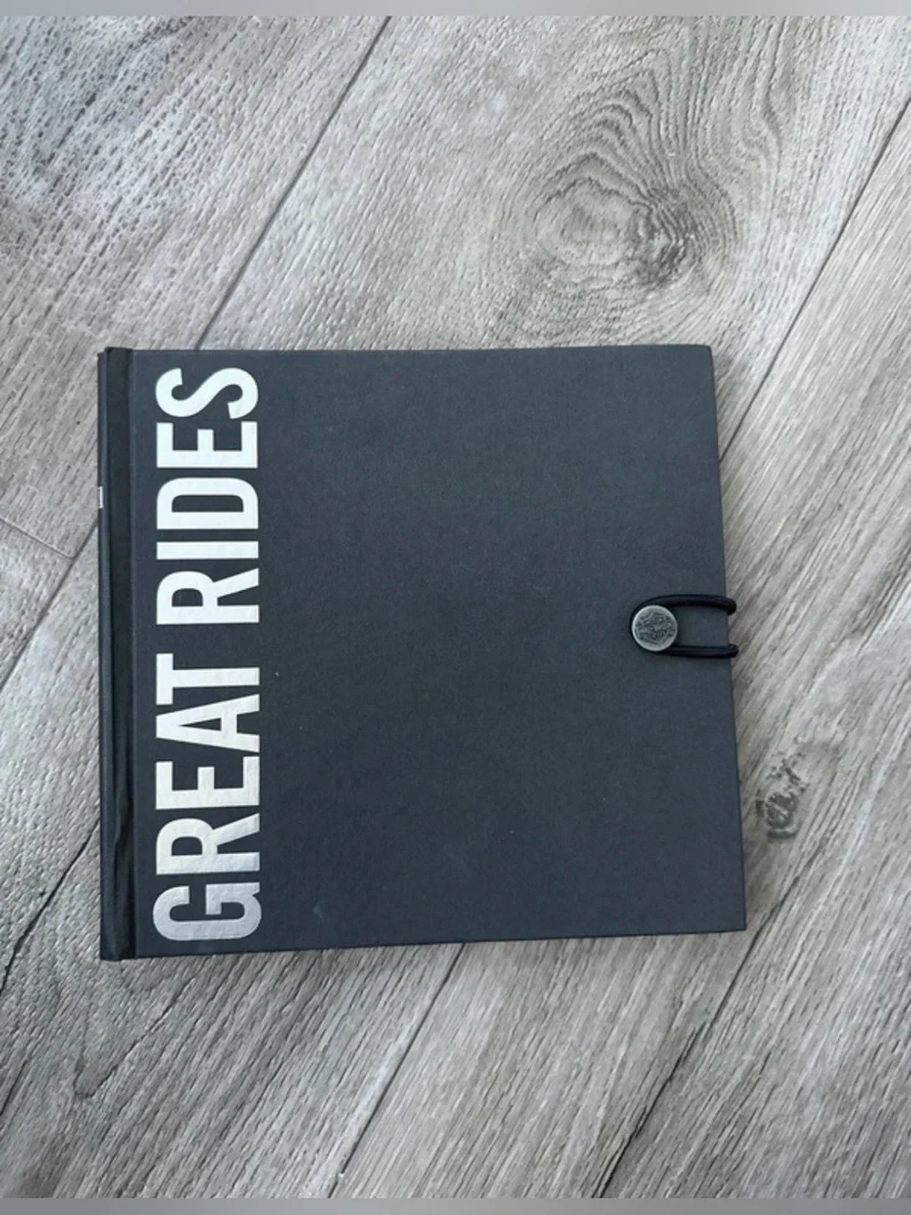 Harley-Davidson Black Journal Folio with White GREAT RIDES Lettering